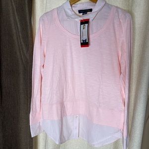 Woman’s Tommy Hilfiger top brand new in baby pink with tags